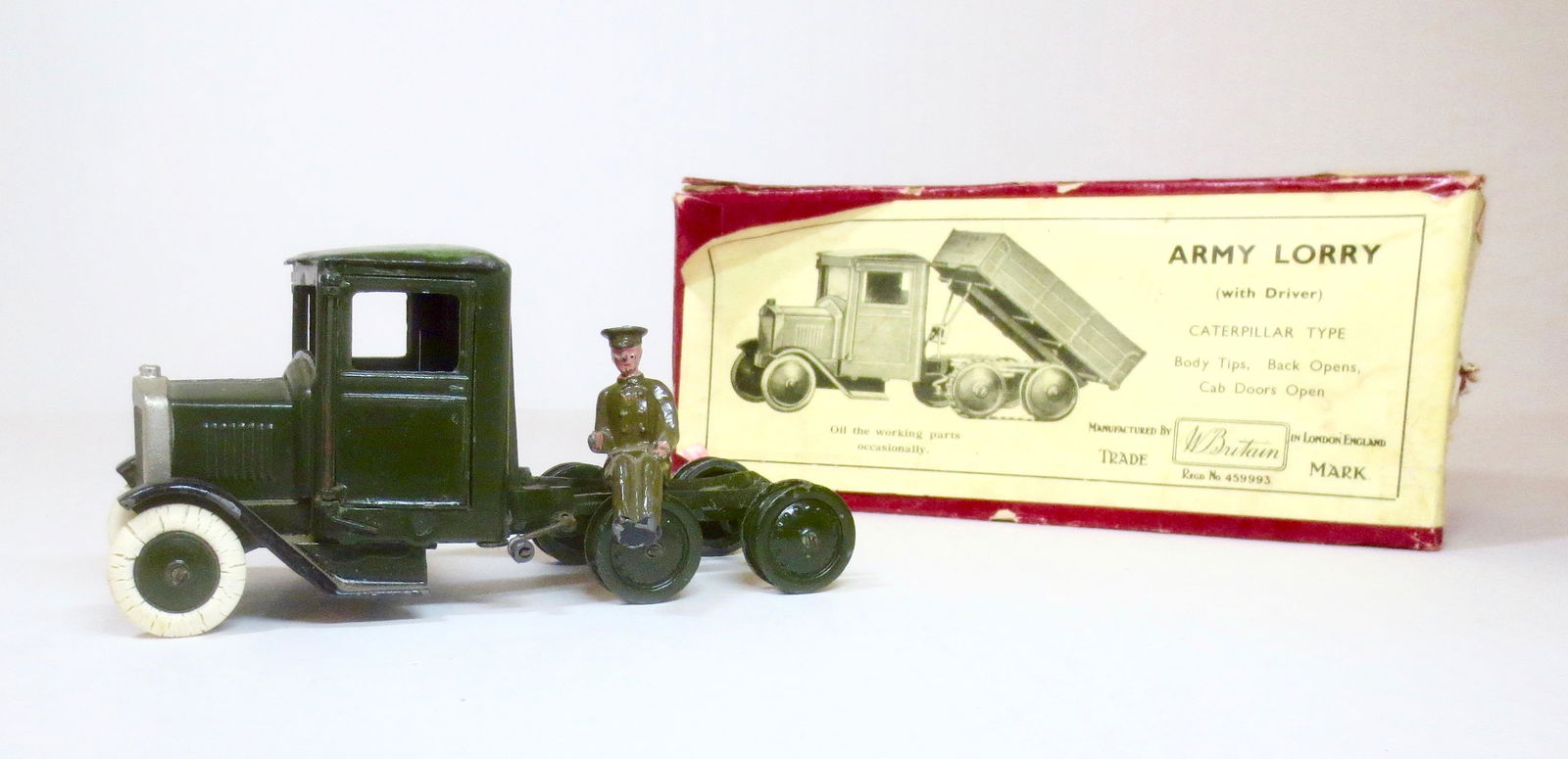Britains #1333 Army Lorry with Driver (1 of 1)