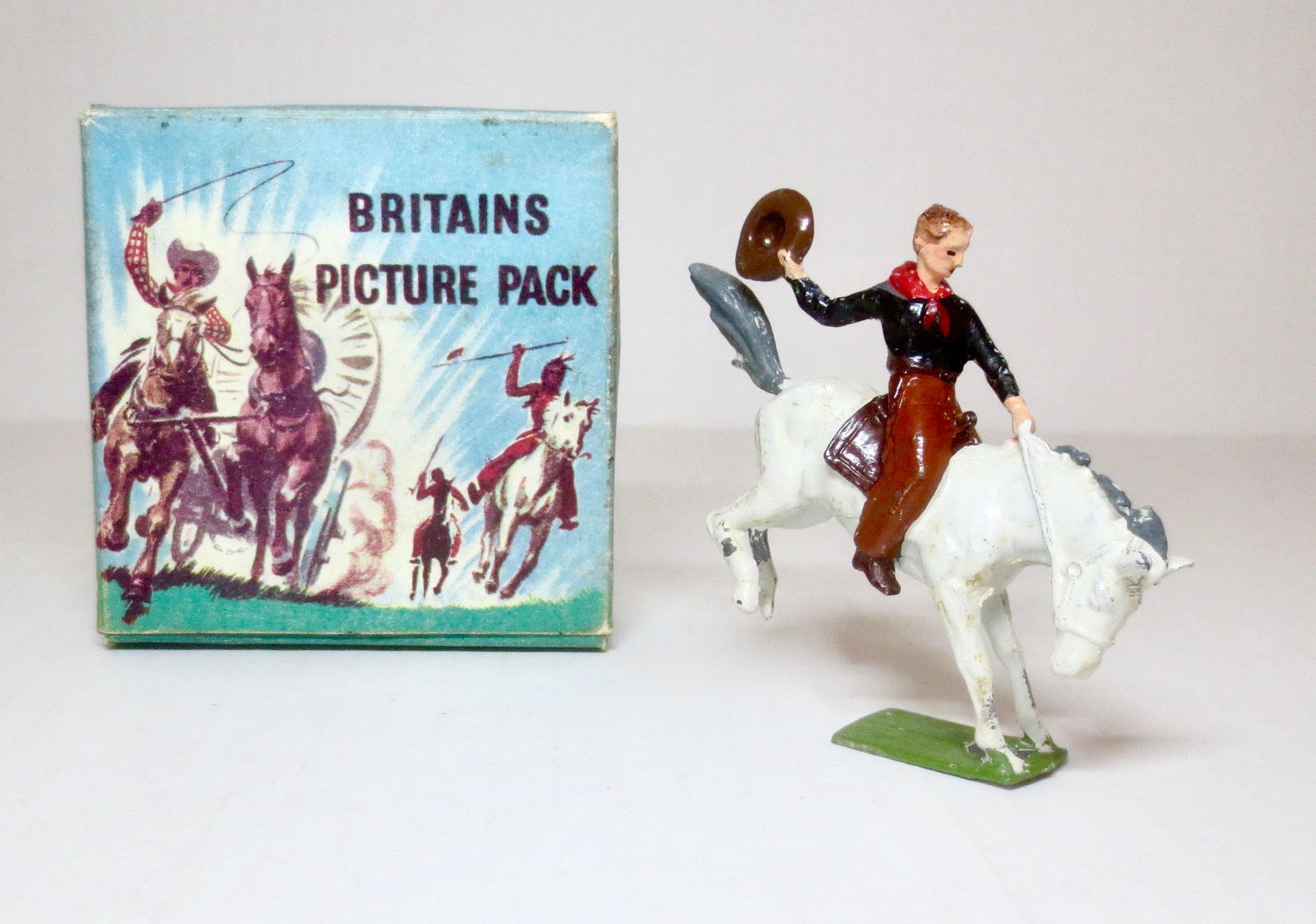 Britains RARE #1219B Rodeo Cowboy Picture Pack (1 of 1)