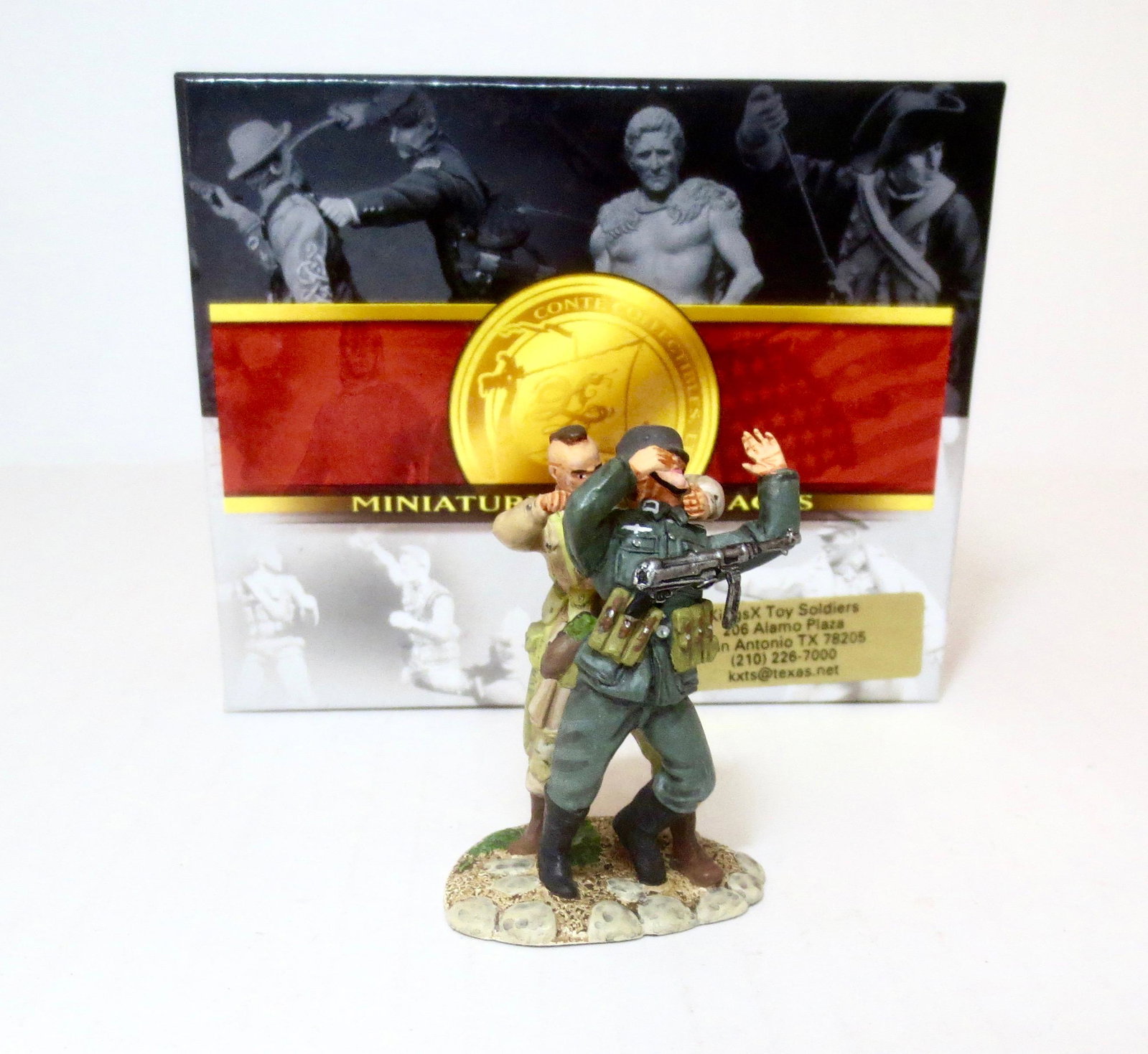 Conte #WWII-014 "Good Night Fritz": Duoplex, from The World War II series. 1 piece. Excellent condition. Box excellent.