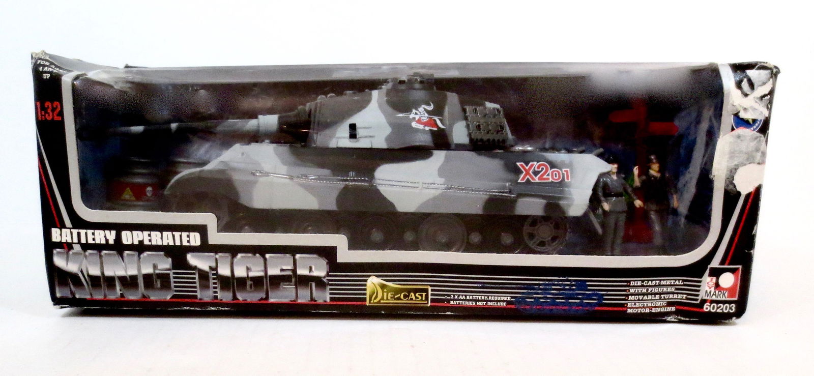 Mark #60203 Battery Powered Die-cast Tank (1 of 1)