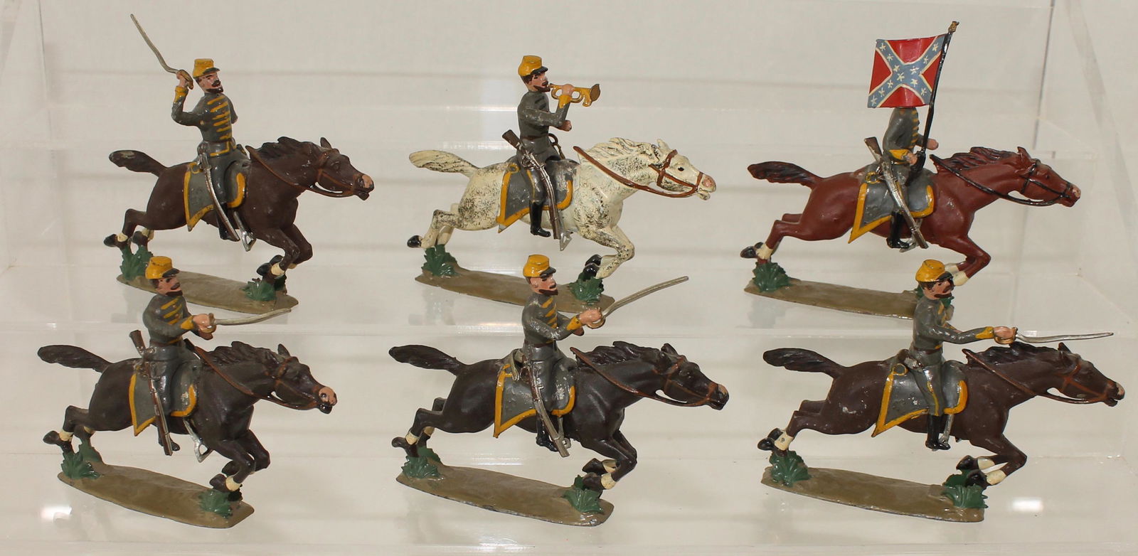 Mignot ACW Confederate Cavalry Charging (1 of 4)