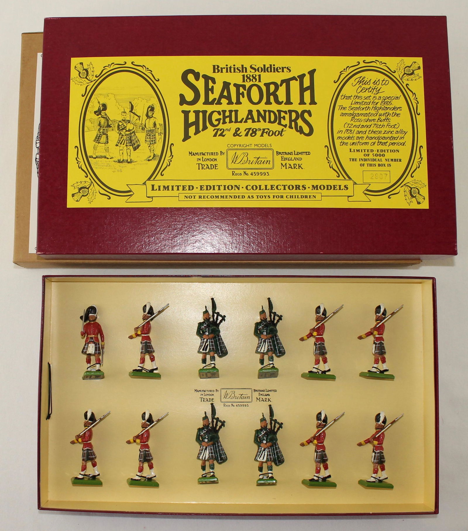 Britains Seaforth Highlanders 72nd and 78th Foot (1 of 1)