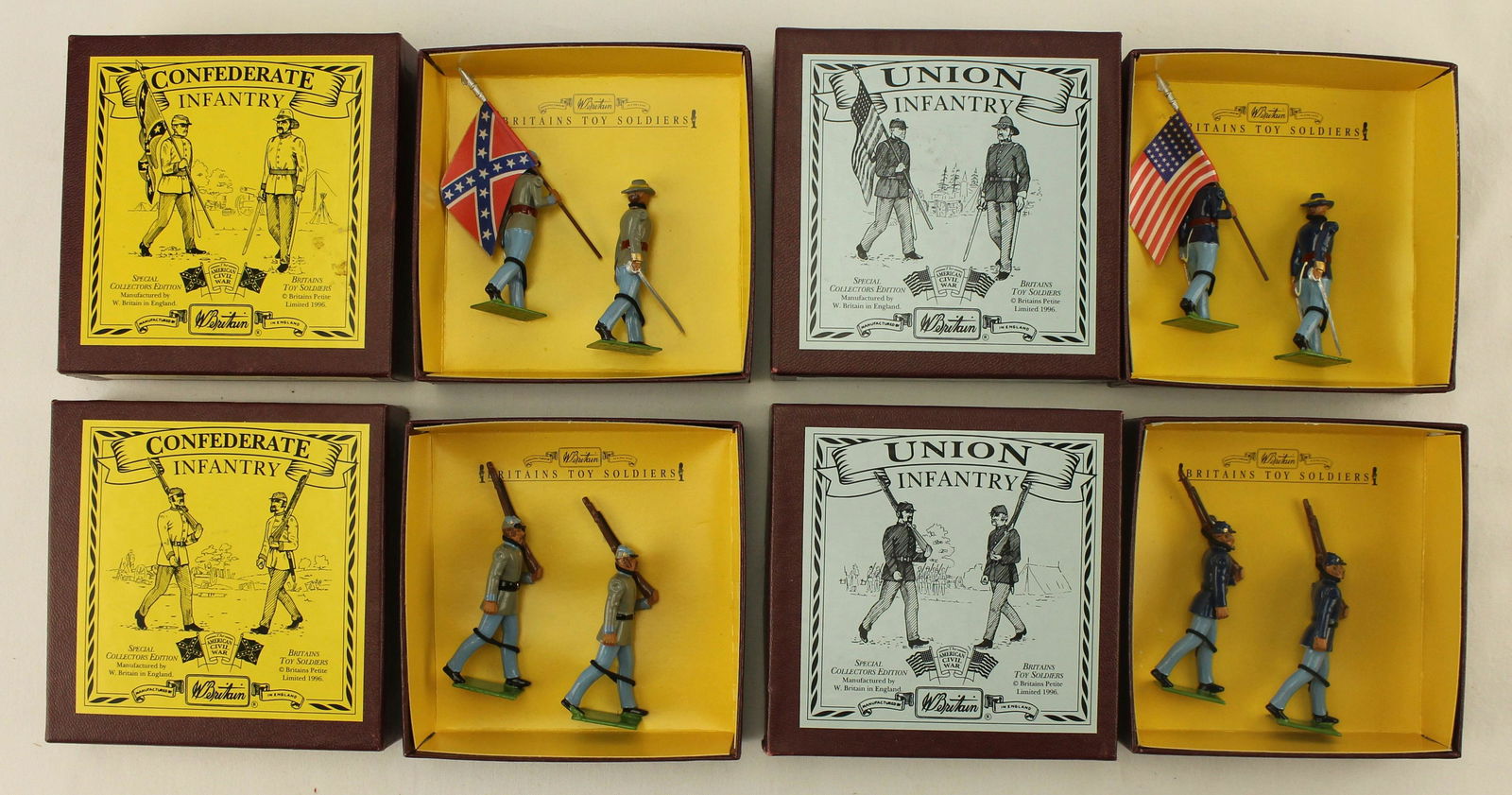Britains Lot ACW Confederate and Union Infantry (1 of 1)