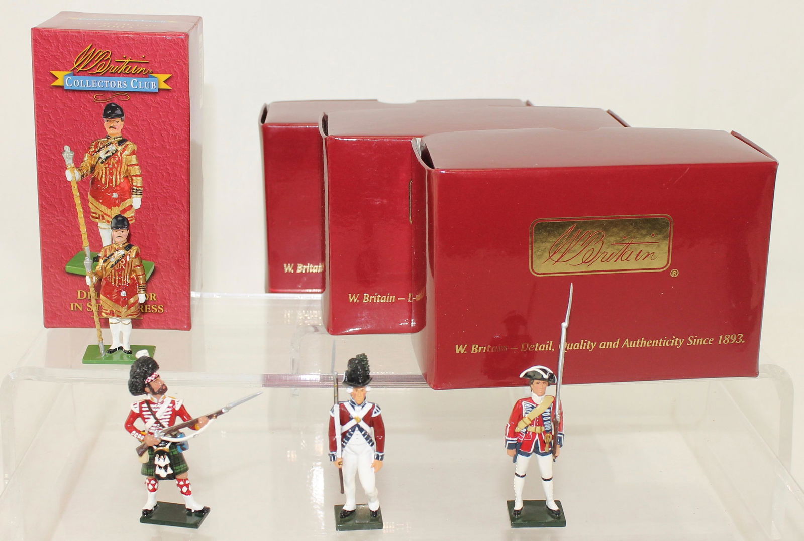 Britains Lot 93rd Highlander and Drum Major (1 of 1)