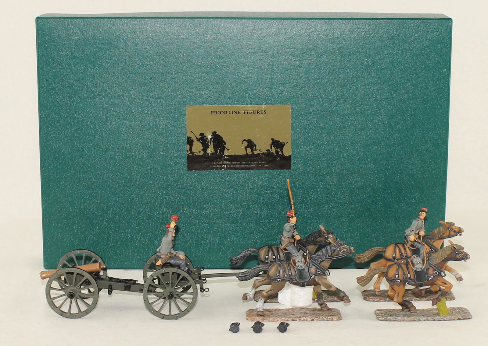 Frontline ACW Confederate Horse Drawn Cannon (1 of 1)