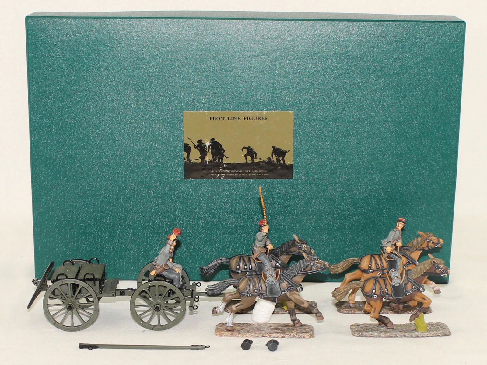 Frontline ACW Confederate Horse Drawn Caisson (1 of 1)