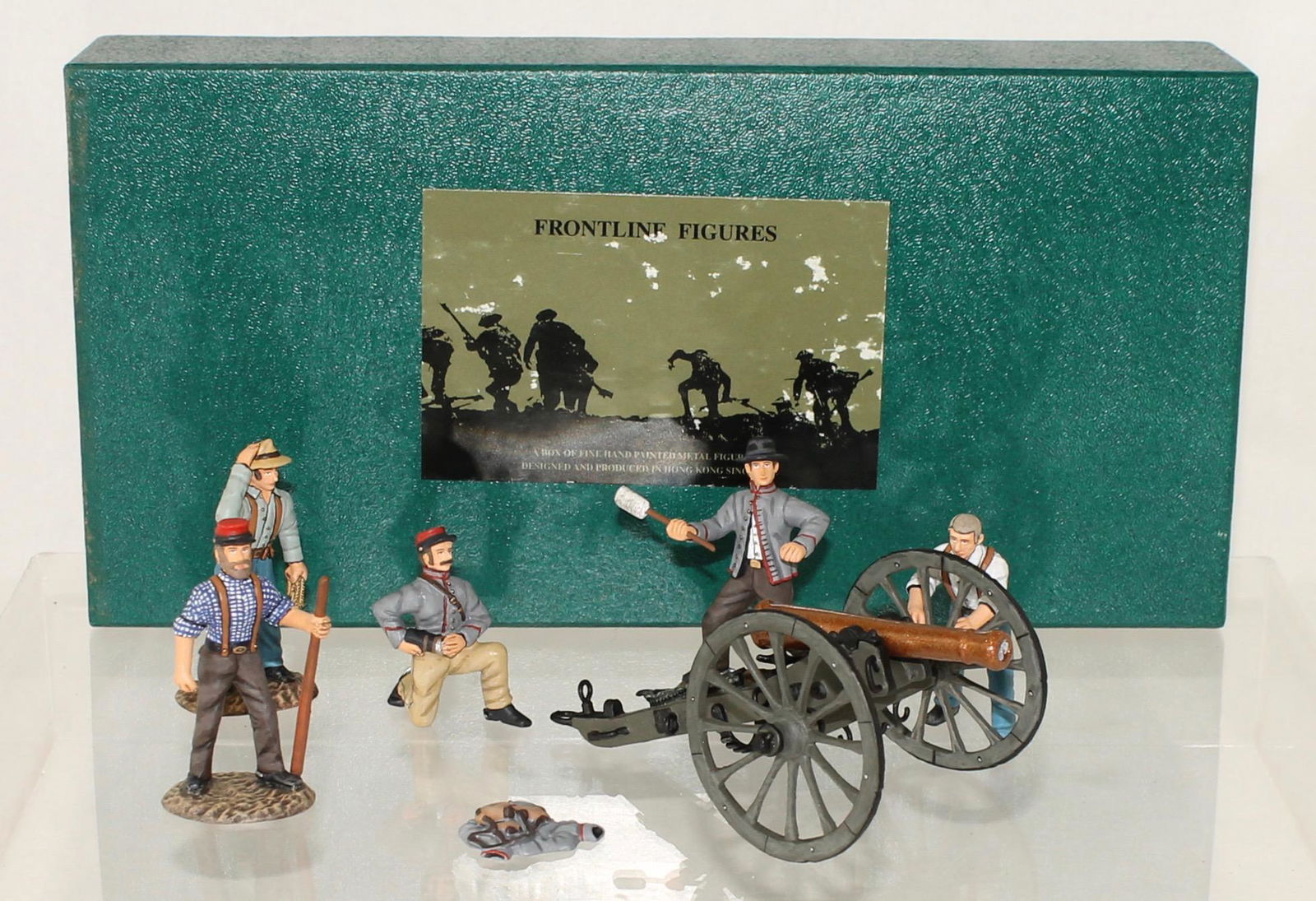 Frontline ACW Confederate Firing Cannon (1 of 2)