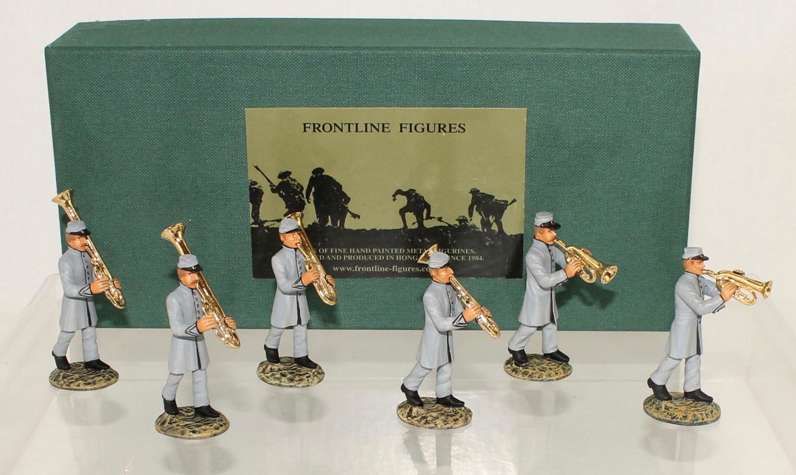 Frontline ACW Confederate Infantry Marching Band (1 of 2)