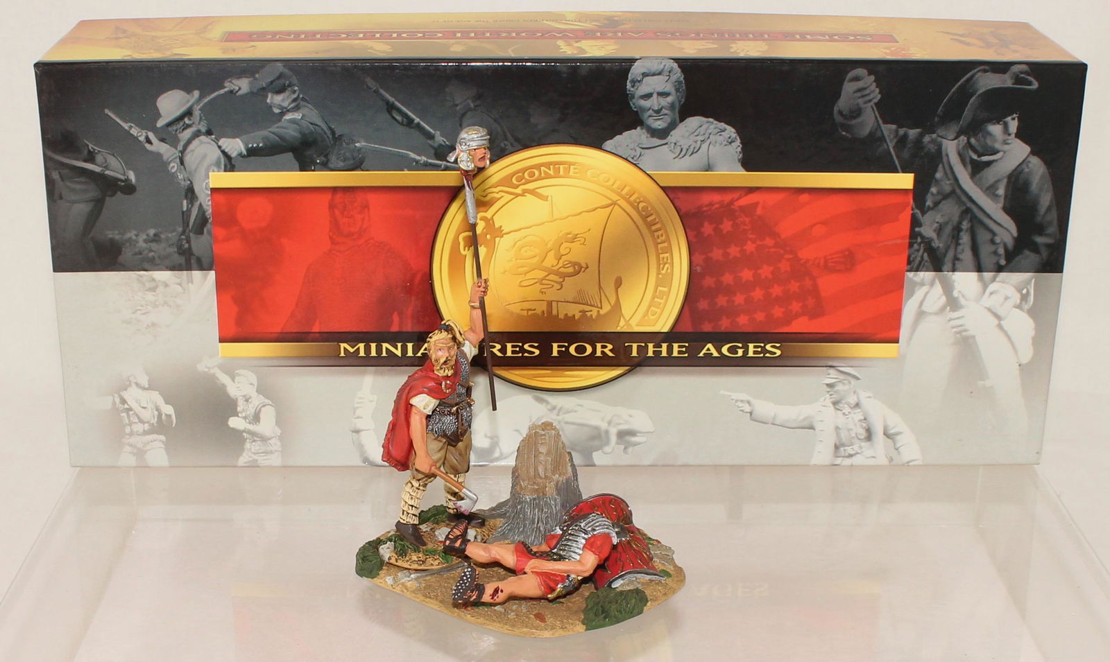 Conte Roman Empire Barbarian with Roman Head (1 of 3)