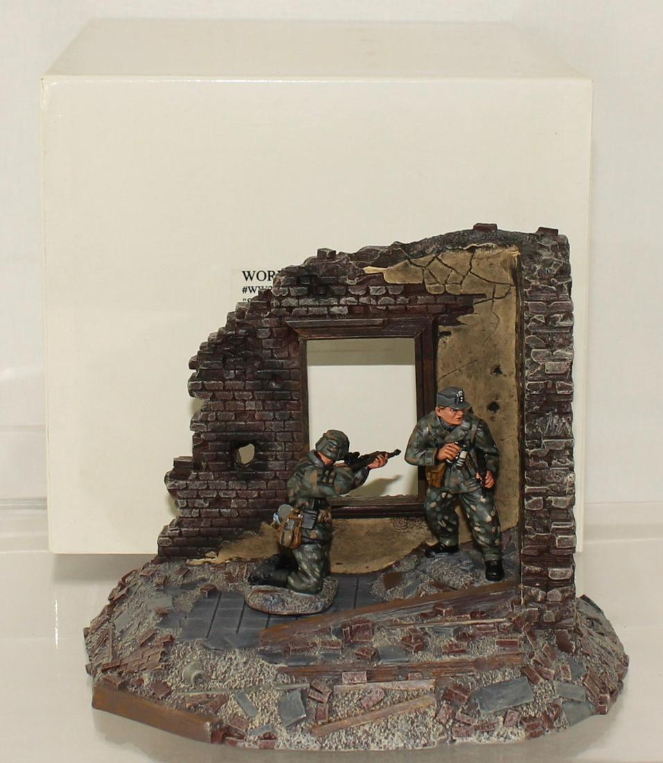 Conte WW II Bombed Building and Soldiers (1 of 4)