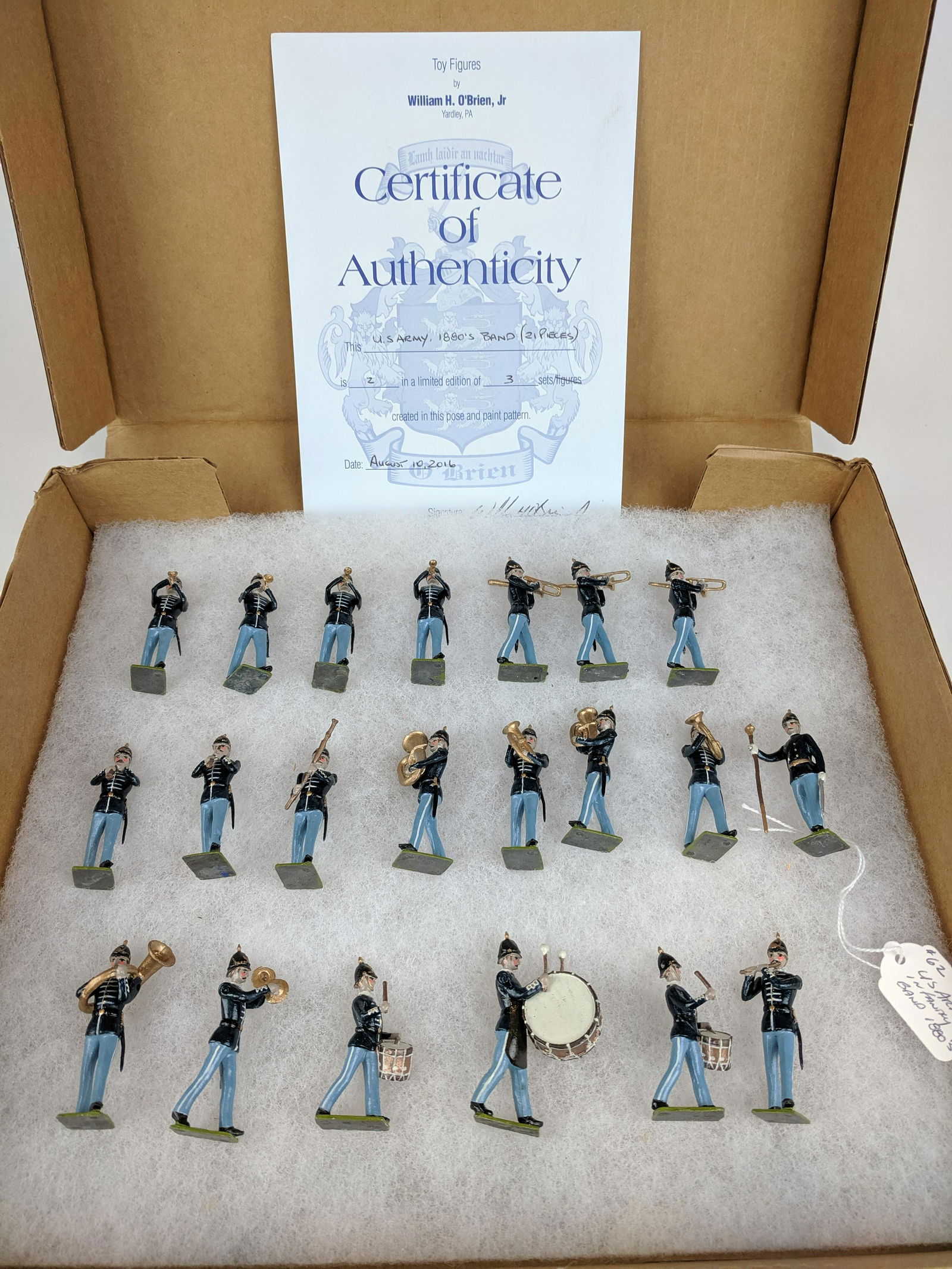 Bill O'Brien Special Paint US Army Band 1880's (1 of 1)