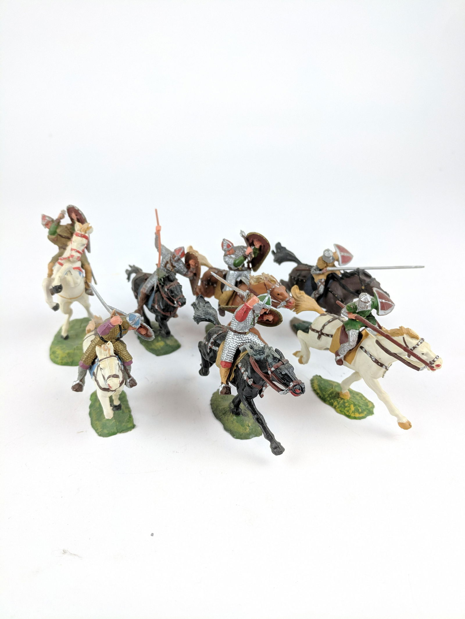 Elastolin Plastic 40mm Mounted Normans (1 of 1)