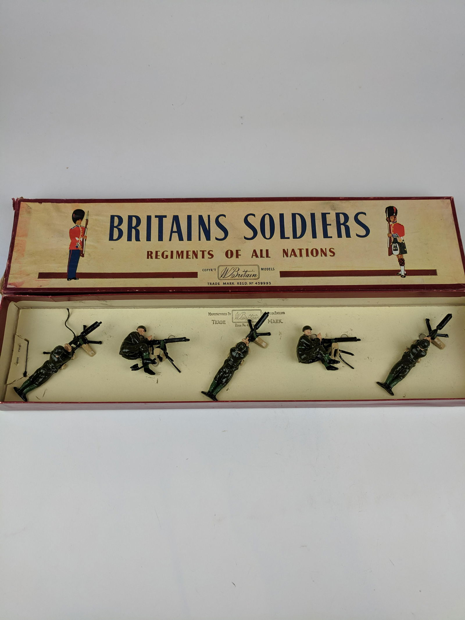 Britains #1318 British Machine Gunners (1 of 1)
