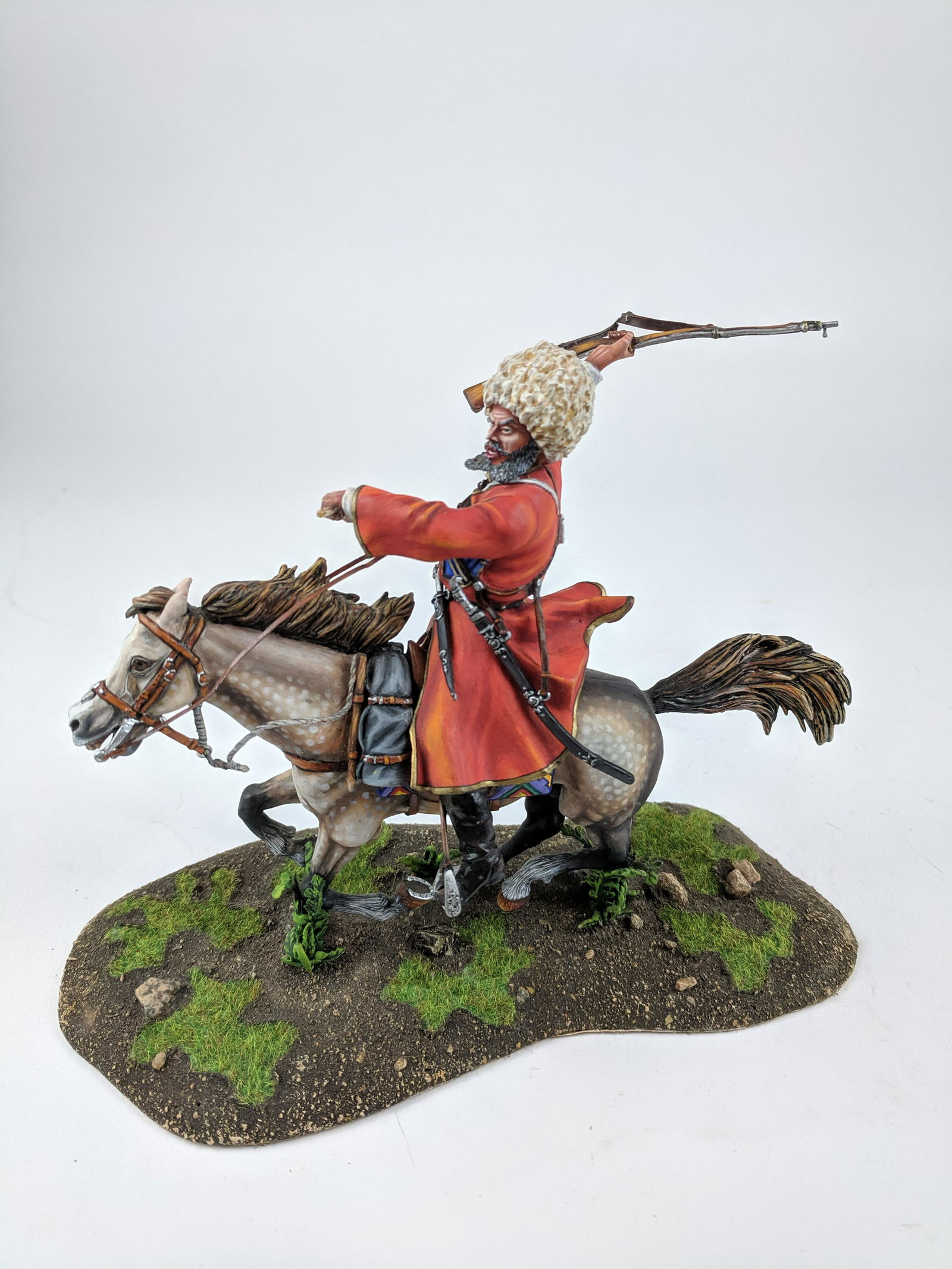 Bleskin Studio Mounted Cossack W/Rifle (1 of 1)