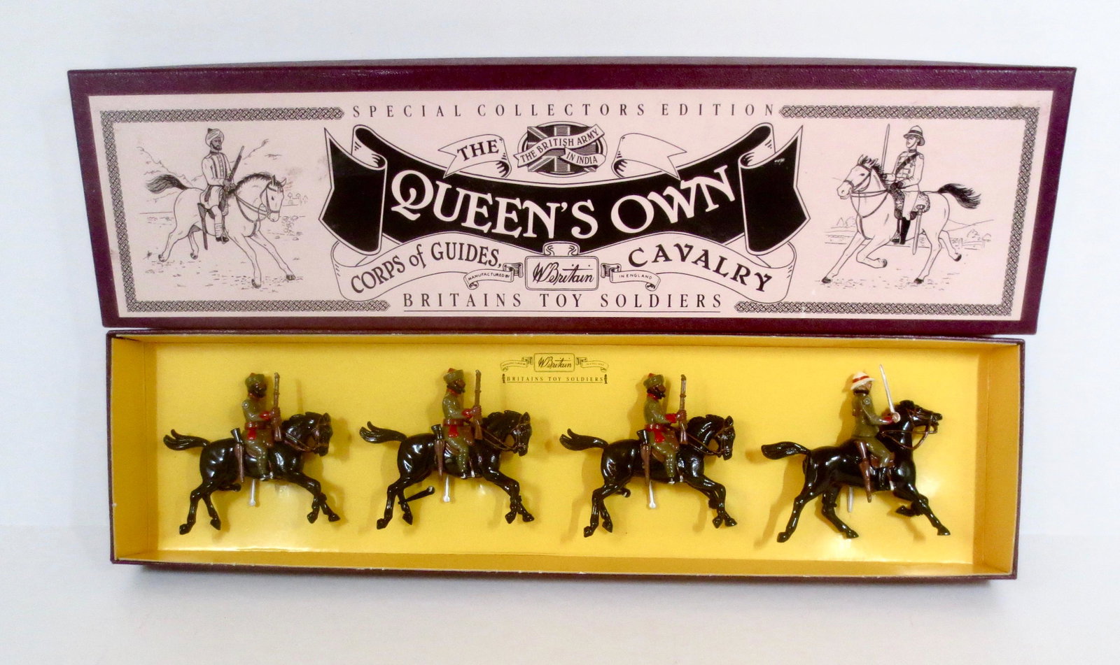 Britains #8835 Queen's Own Corps of Guides: Special Collectors Edition. 4 pieces. Mint condition. Box excellent.