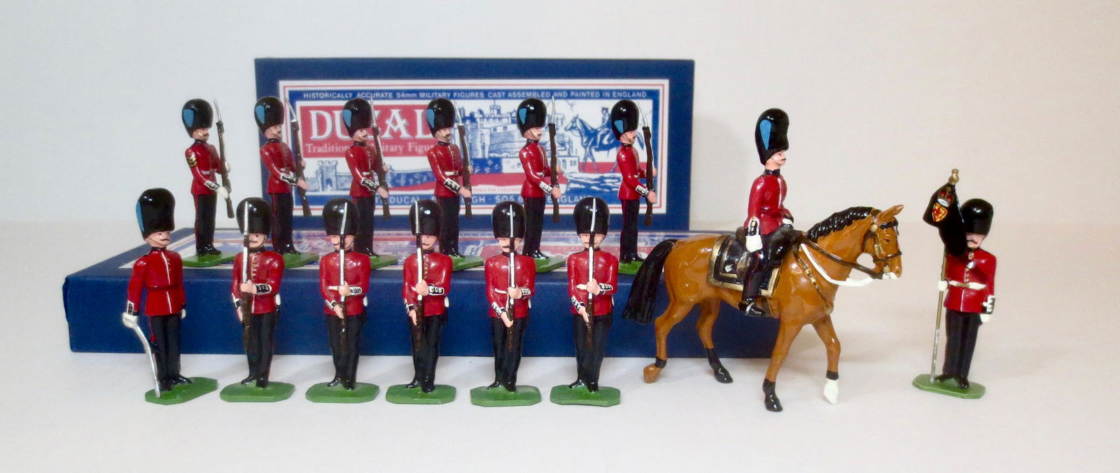 Ducal Irish Guards Present Arms with Officers (1 of 1)
