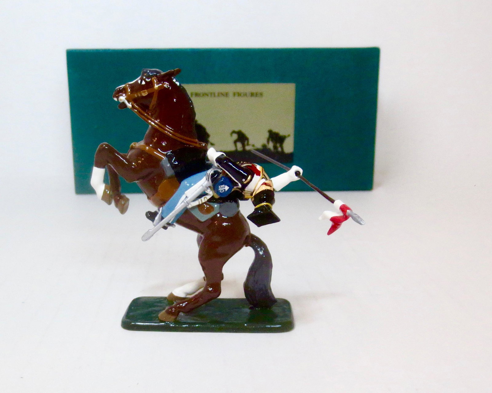 Frontline #BCL7 17th Lancer Falling: 1 piece. Near mint condition. Box excellent.