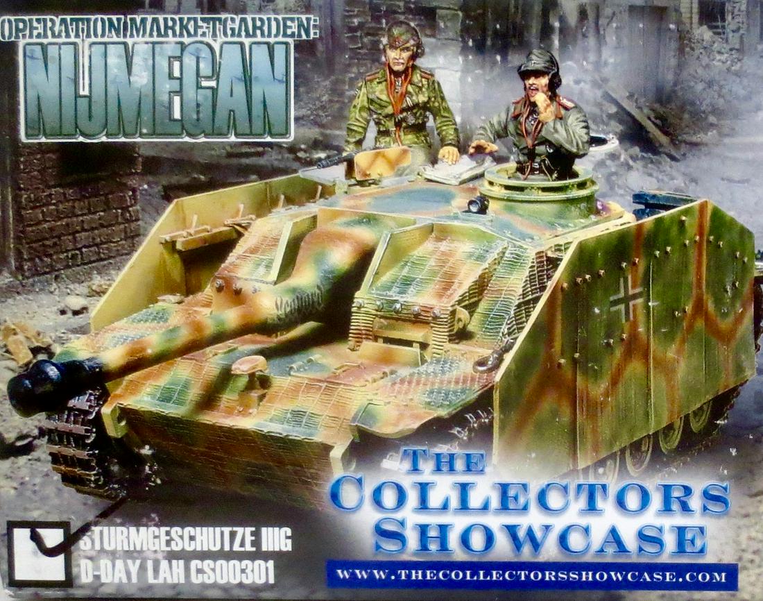 Collectors Showcase #CS00301 Sturmgeshutze IIIG: From the Operation Market Garden NIJMEGAN series. 3 pieces. MINT in Box. Box excellent. *Additional $50 Shipping Charge Due to Large Lot Size*