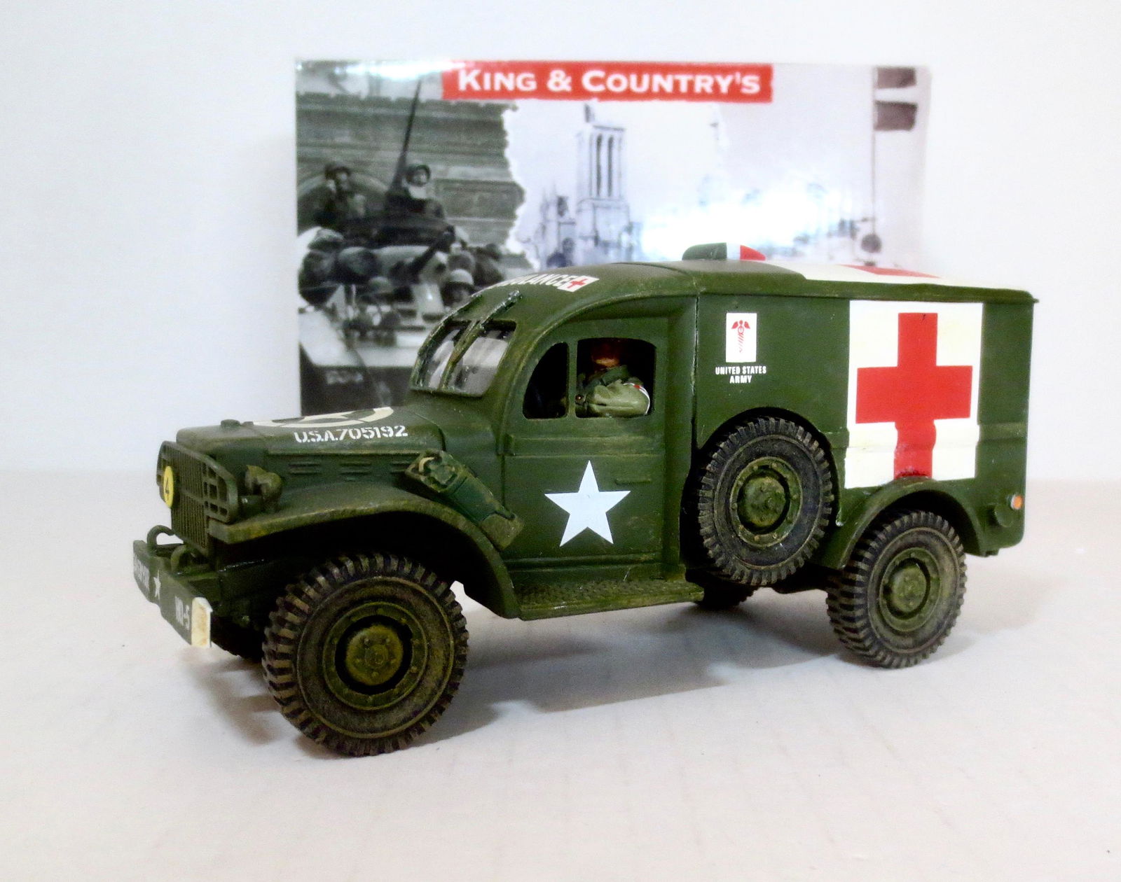 King & Country #BBA037 US Army Ambulance (1 of 1)