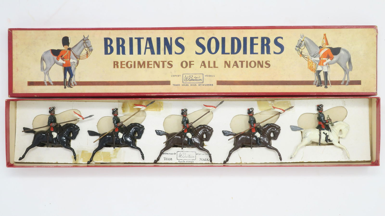 Britain's set #66 Bombay cavalry  with trumpeter (1 of 1)