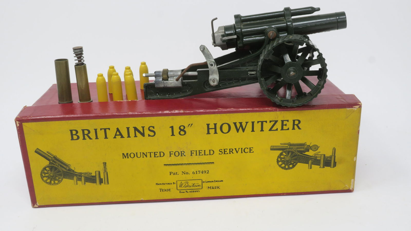 Britain's set #1266 Wheeled 18" Howitzer (1 of 1)