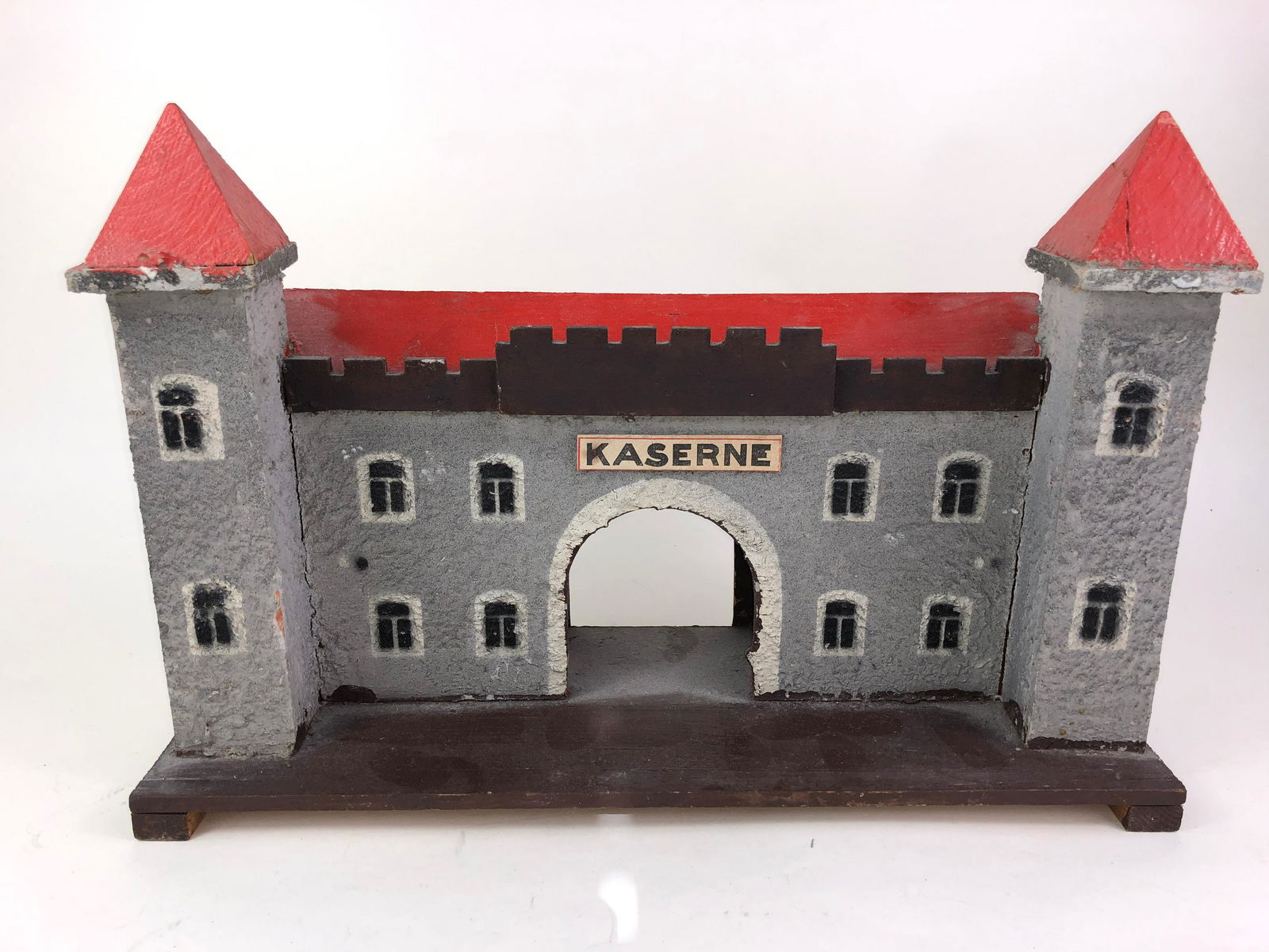 Elastolin Composition and Wood German KASERNE (1 of 1)