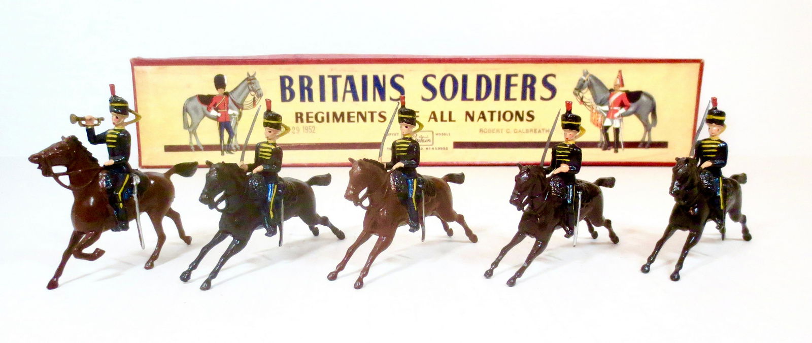 Britains #8 Mounted Hussars (1 of 1)
