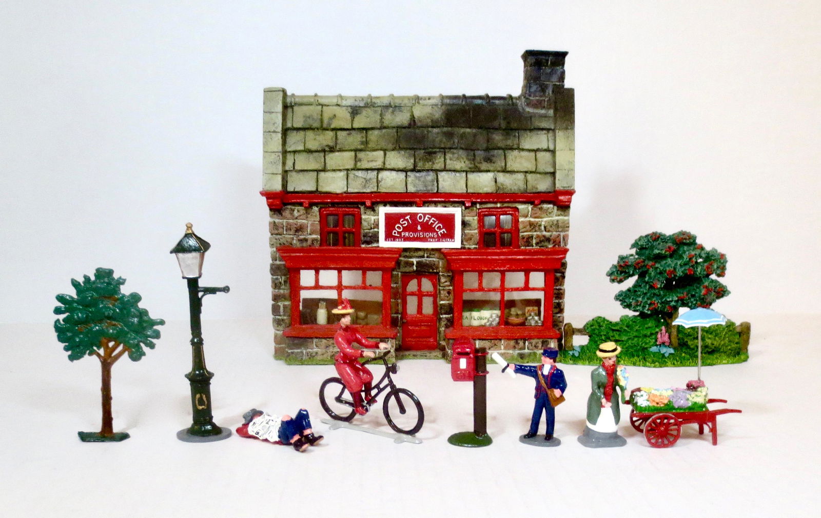 Various Makers Victorian Post Office & Figures (1 of 1)