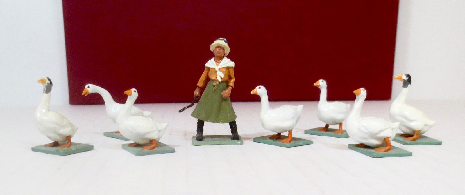 HM Great Britain Farm Girl and Geese (1 of 1)