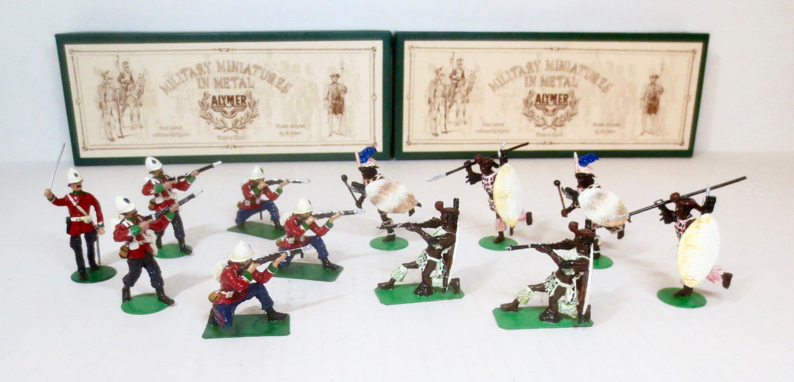 Alymer #AB5 and #AB7 British Infantry and Zulus (1 of 1)