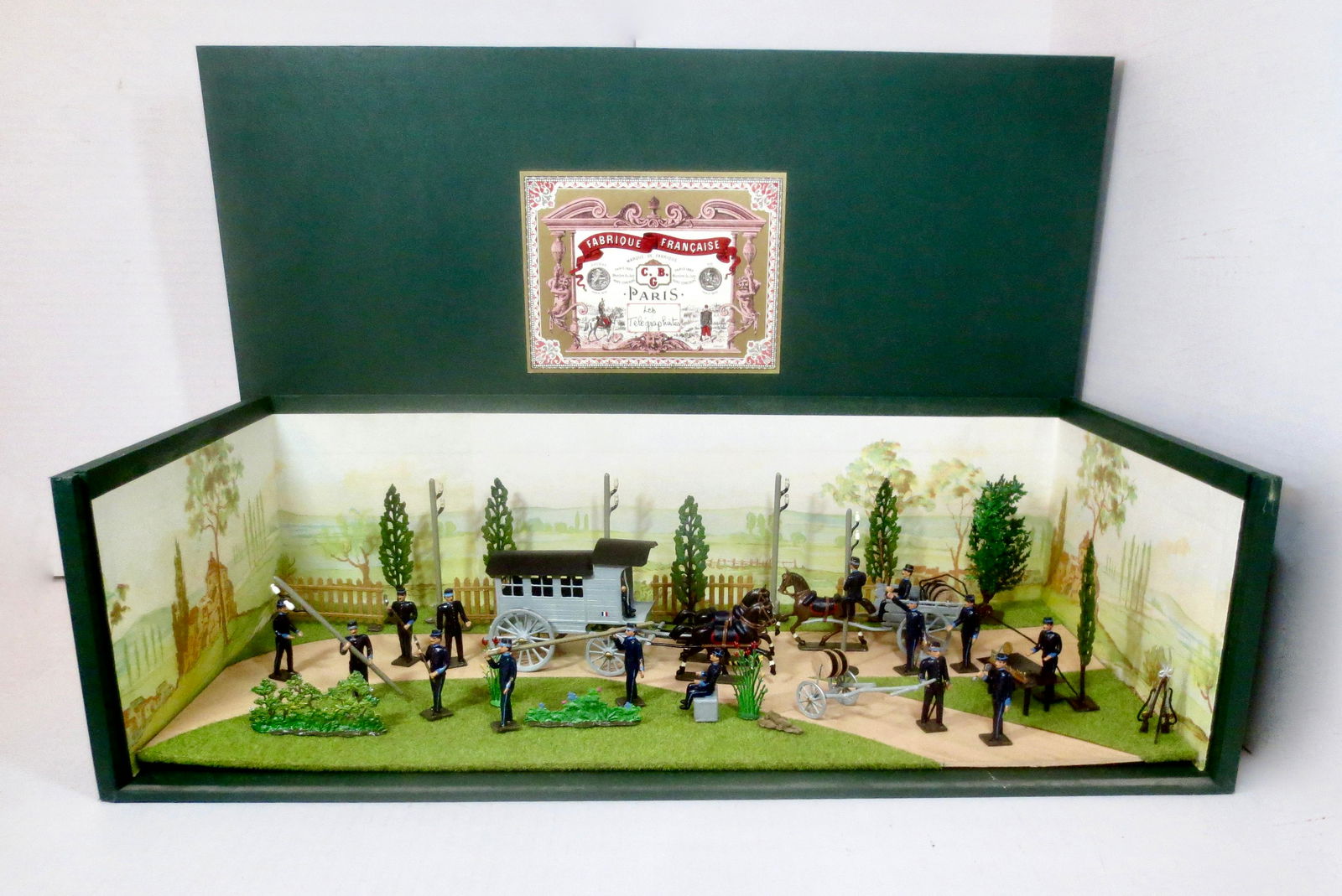 Mignot "Les Telegraphists" Diorama (1 of 1)