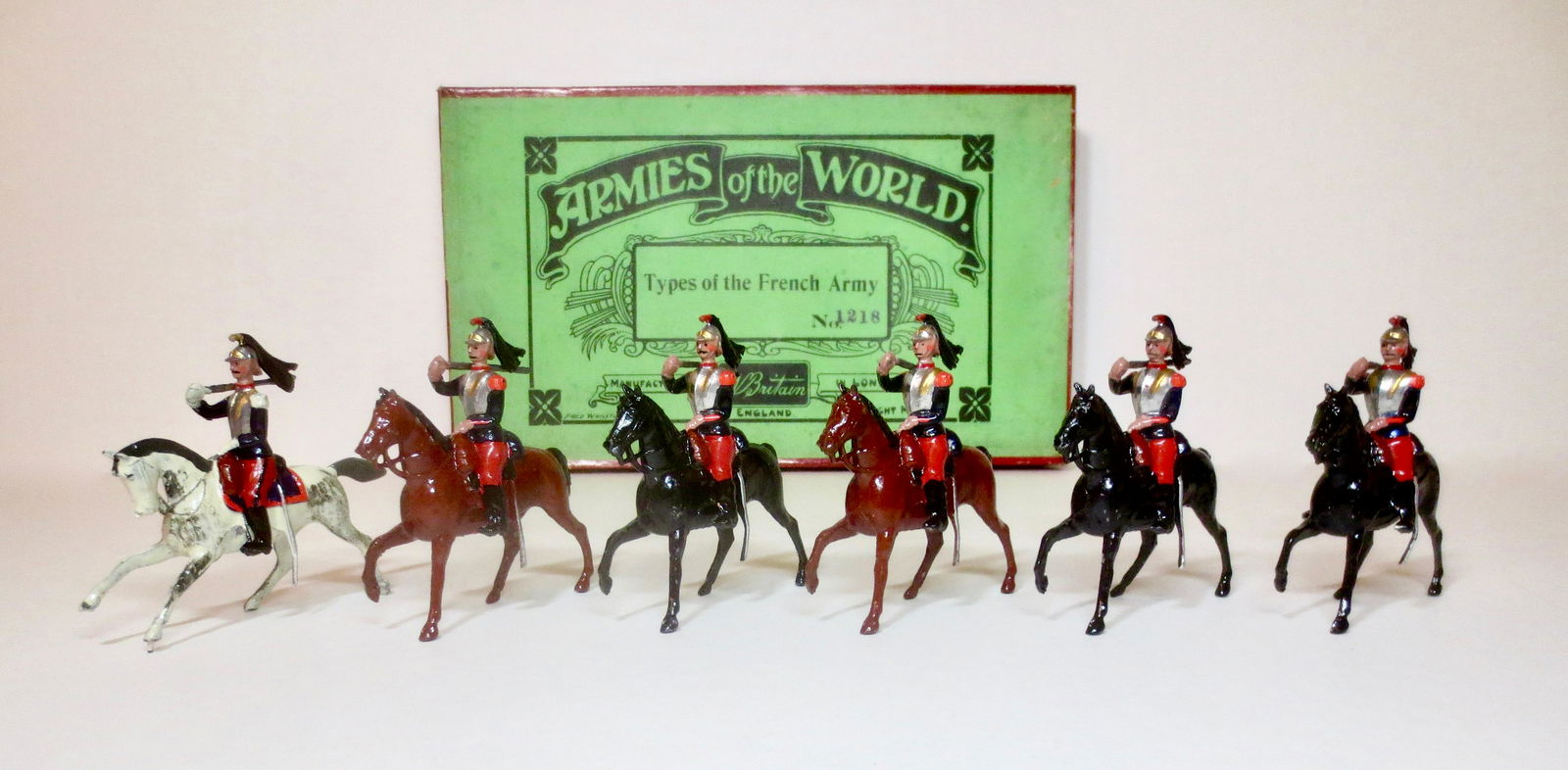 Britains VERY RARE #1218 French Army (1 of 1)