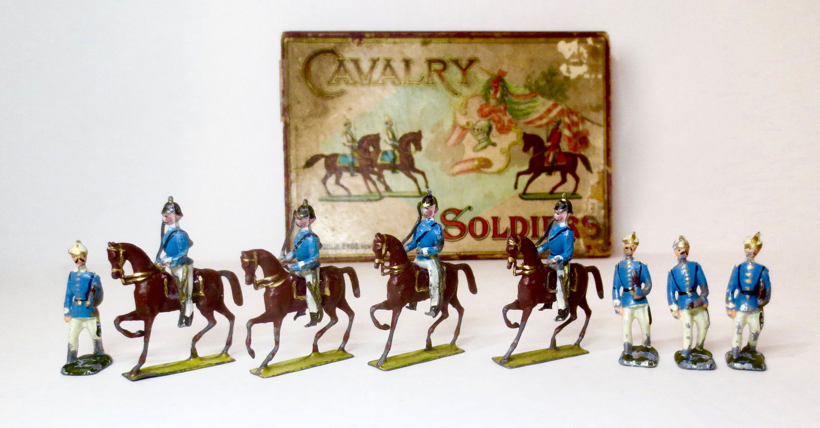 McLoughlin Bros. RARE Cavalry Soldiers (1 of 1)