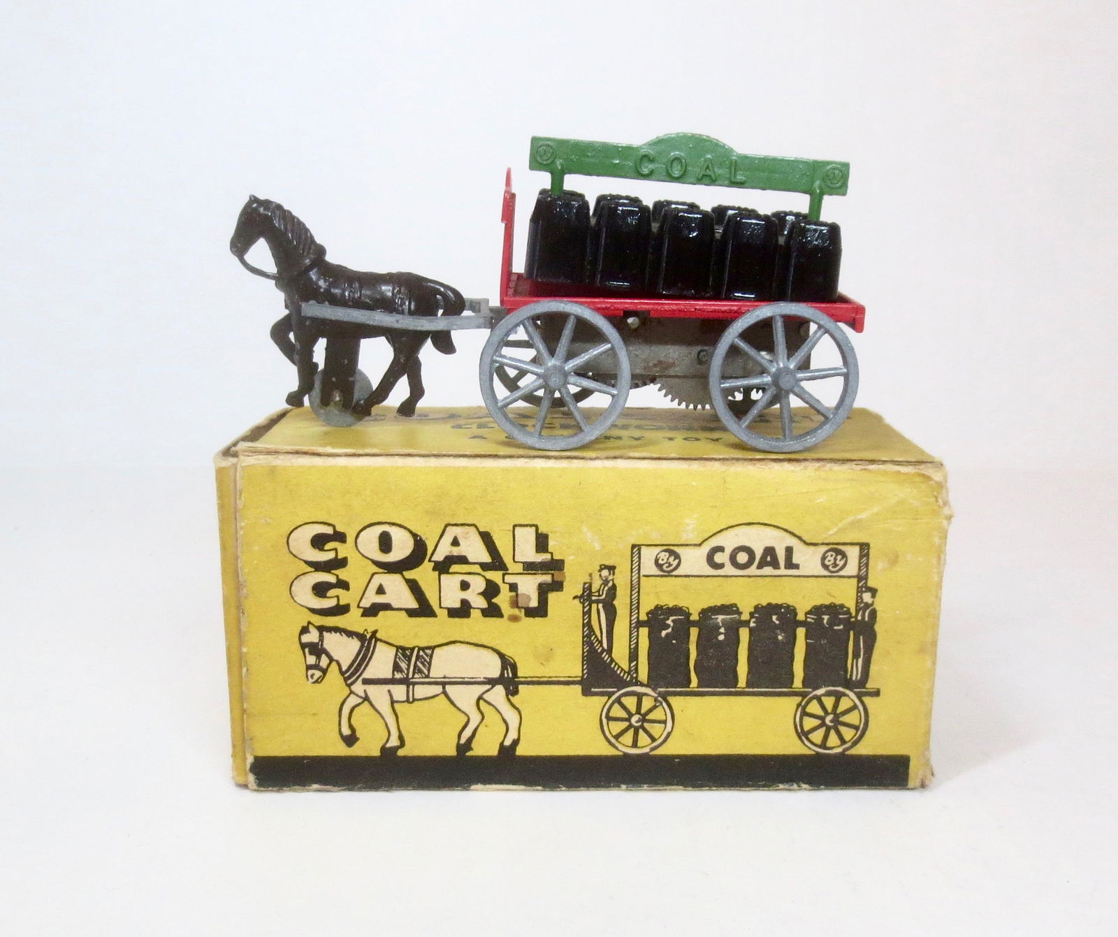 Teeny Toy  VERY RARE Clockwork Coal Cart (1 of 1)