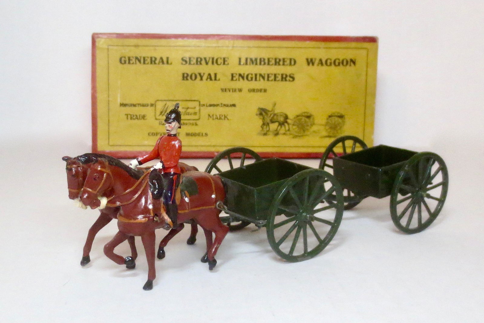 Britains #1330 General Service Limbered Wagon (1 of 1)