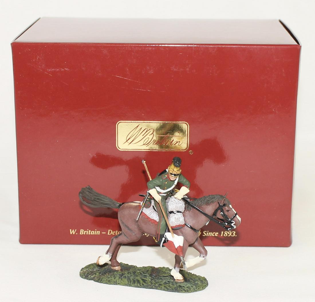 Britains Waterloo French 4th Lancer Charging (1 of 1)