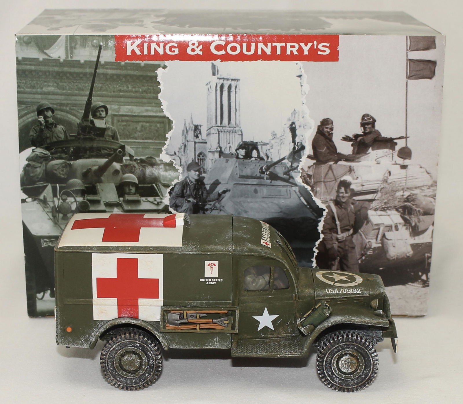 King & Country Dodge WC54 U S Army Ambulance (1 of 2)