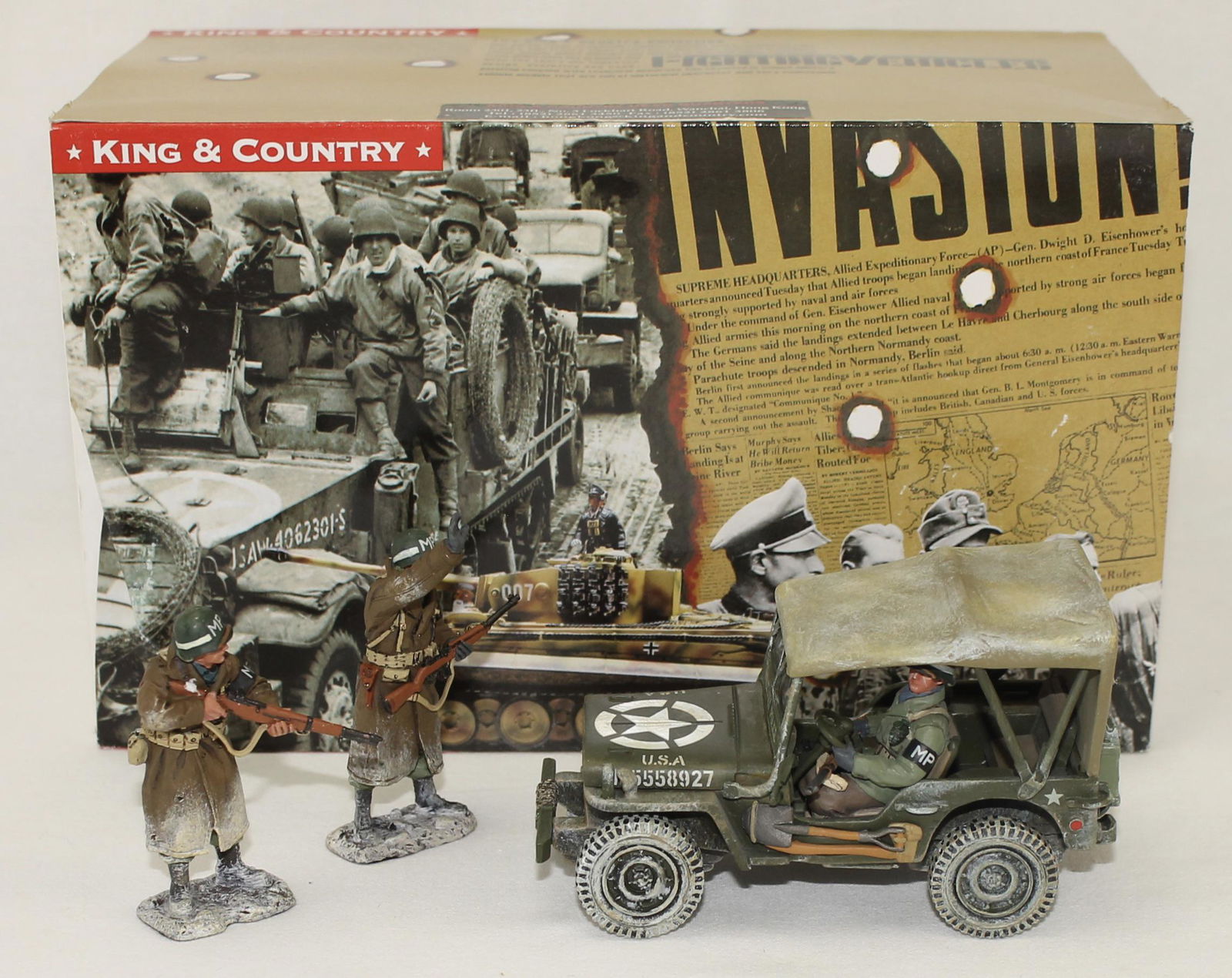 King & Country Jeep with US MPs (1 of 2)