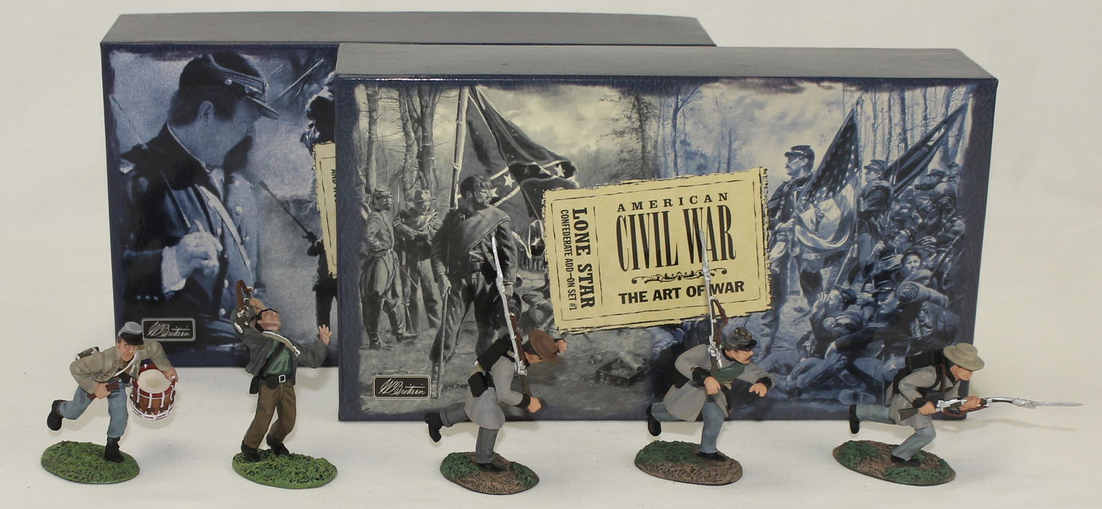 Britains Lot Confederate Lone Star and Wounded (1 of 1)