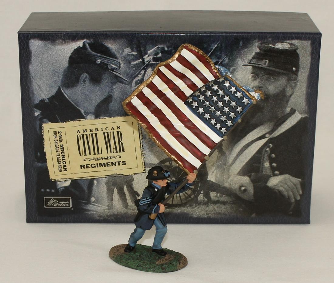 Britains 24th Michigan Iron Brigade Flag Bearer (1 of 1)