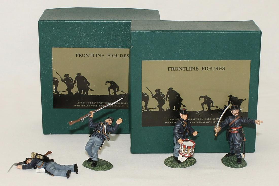 Frontline Lot 20th Maine Officer and Wounded (1 of 1)