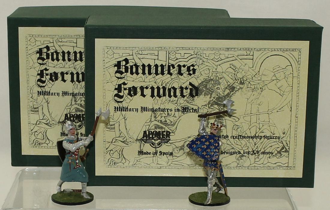 Banners Forward Lot King Jean II and Moravia (1 of 2)