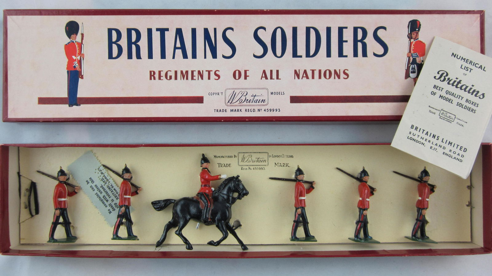 Britains Set #36 Postwar Royal Sussex Regiment. (1 of 1)