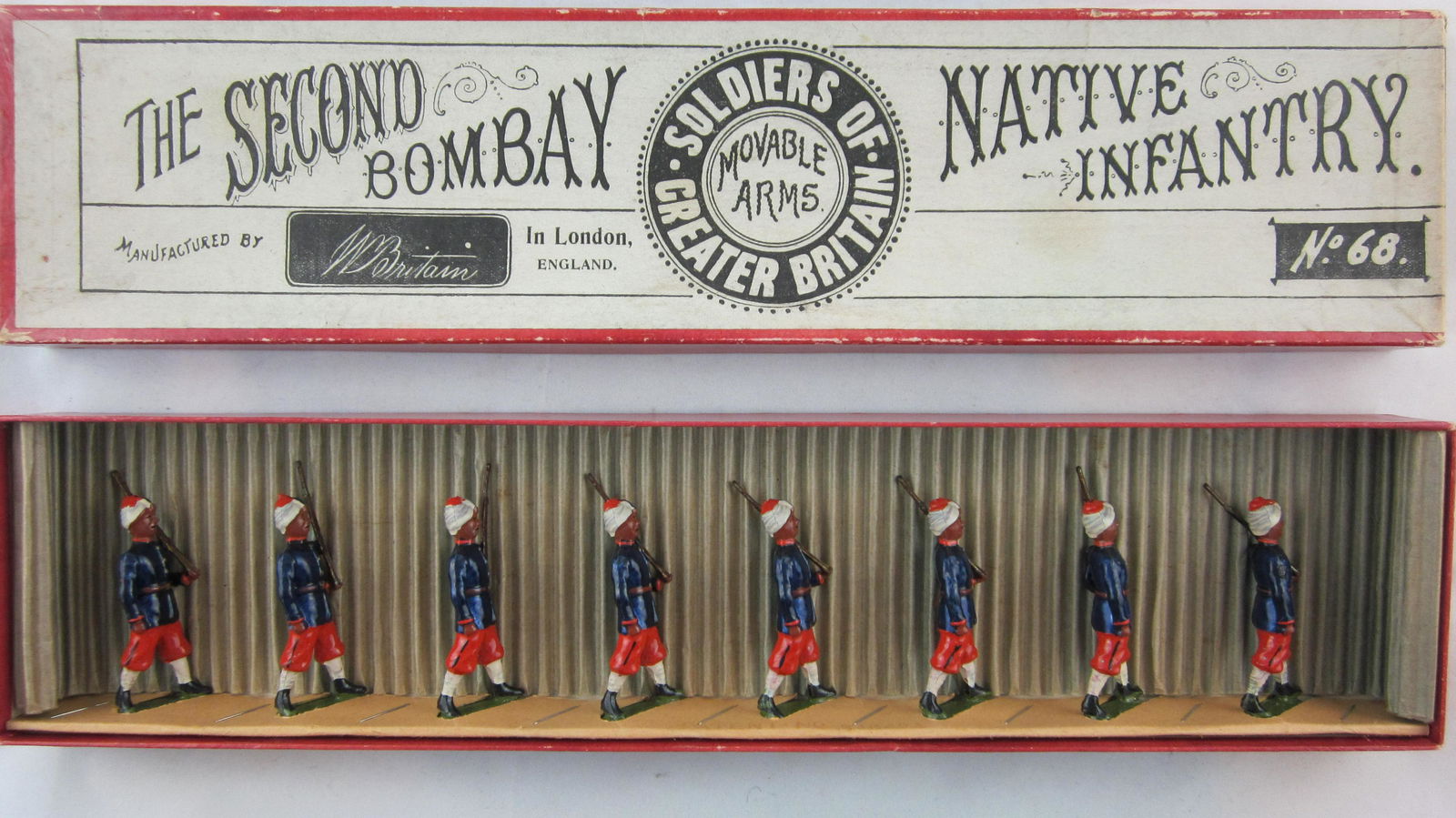 Britains Set #68 Indian Army Bombay Infantry. (1 of 1)