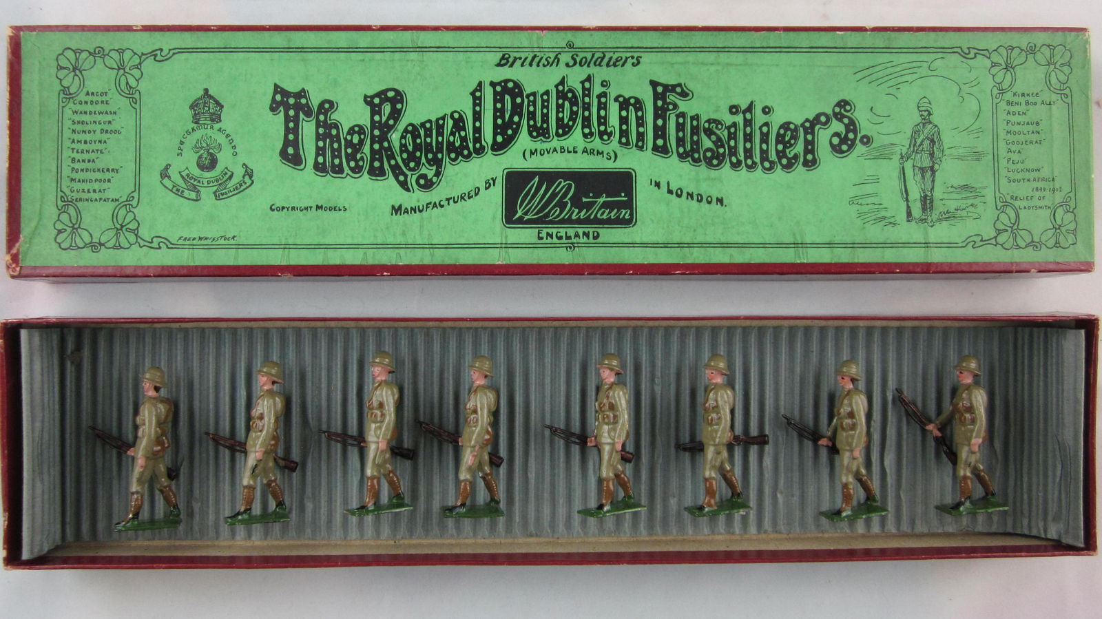 Britains Set #109 Pre-War Dublin Fusiliers. (1 of 1)