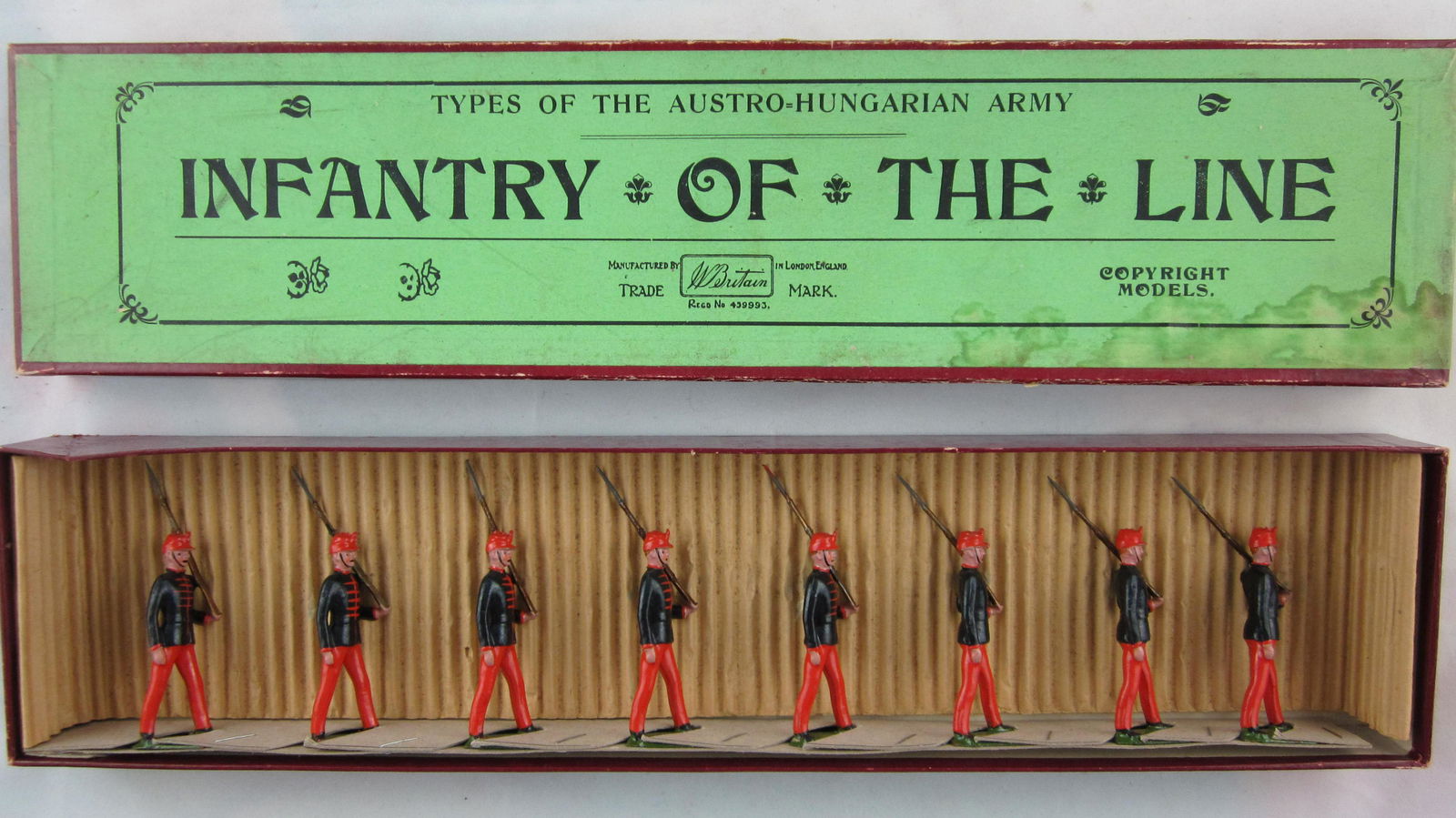 Britains Set #177 Austrian Infantry Of The Line. (1 of 1)