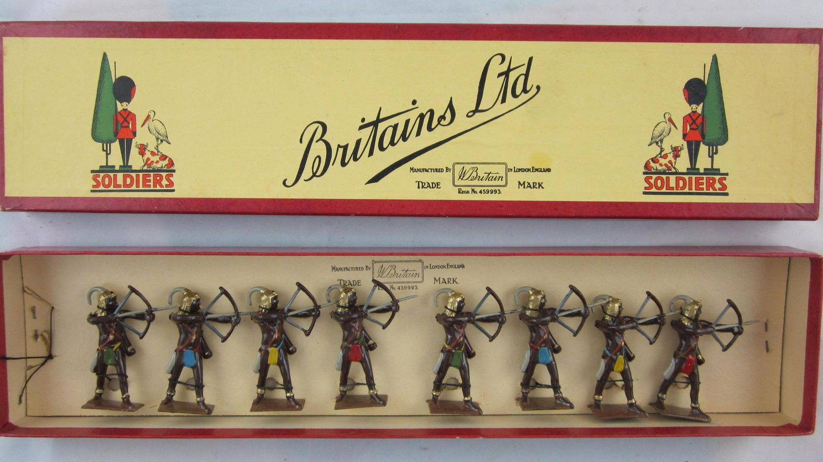 Britains Set #202 Postwar Togoland Warriors. (1 of 1)