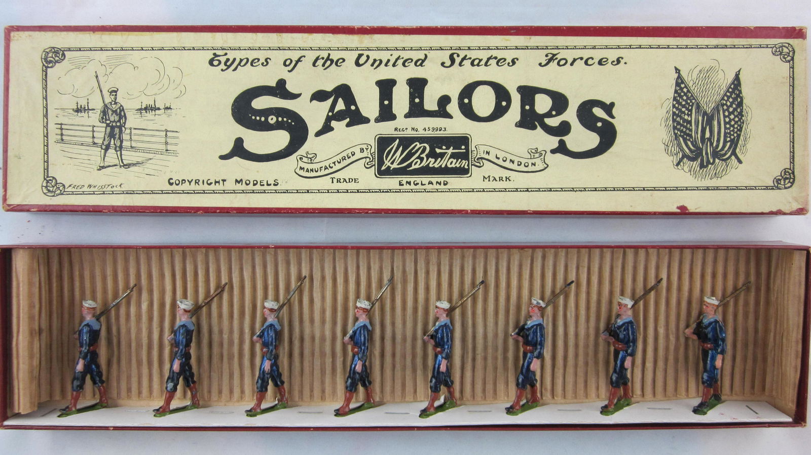 Britains Set #230 U.S. Navy Bluejackets. (1 of 1)
