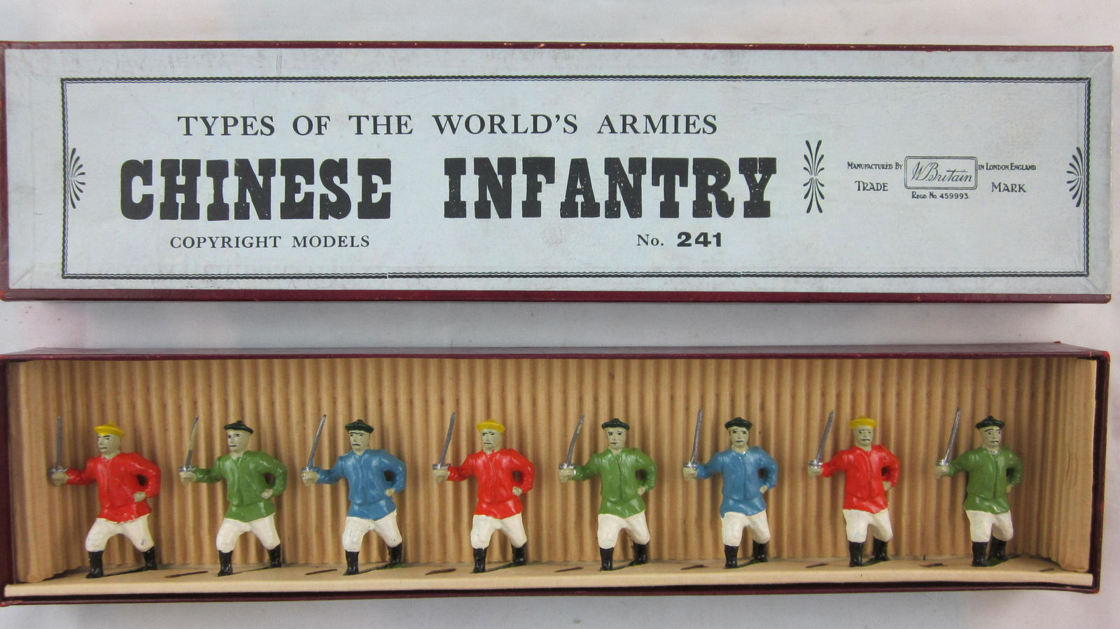 Britains Set #241 Pre-War Chinese Infantry. (1 of 1)