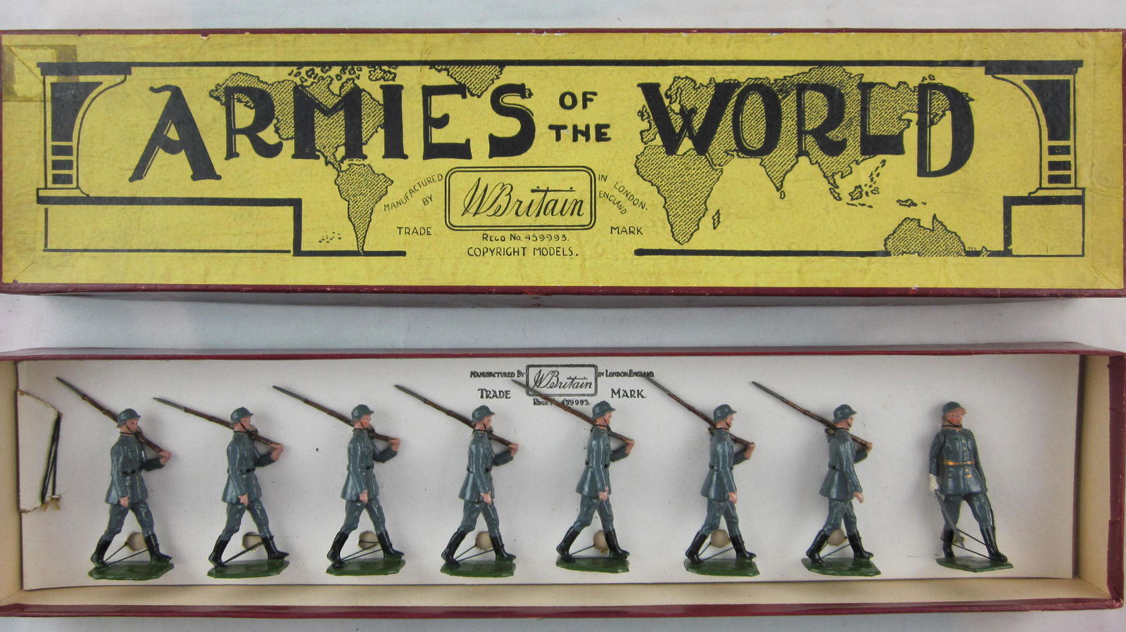 Britains Set #432 Pre-War German Infantry. (1 of 1)